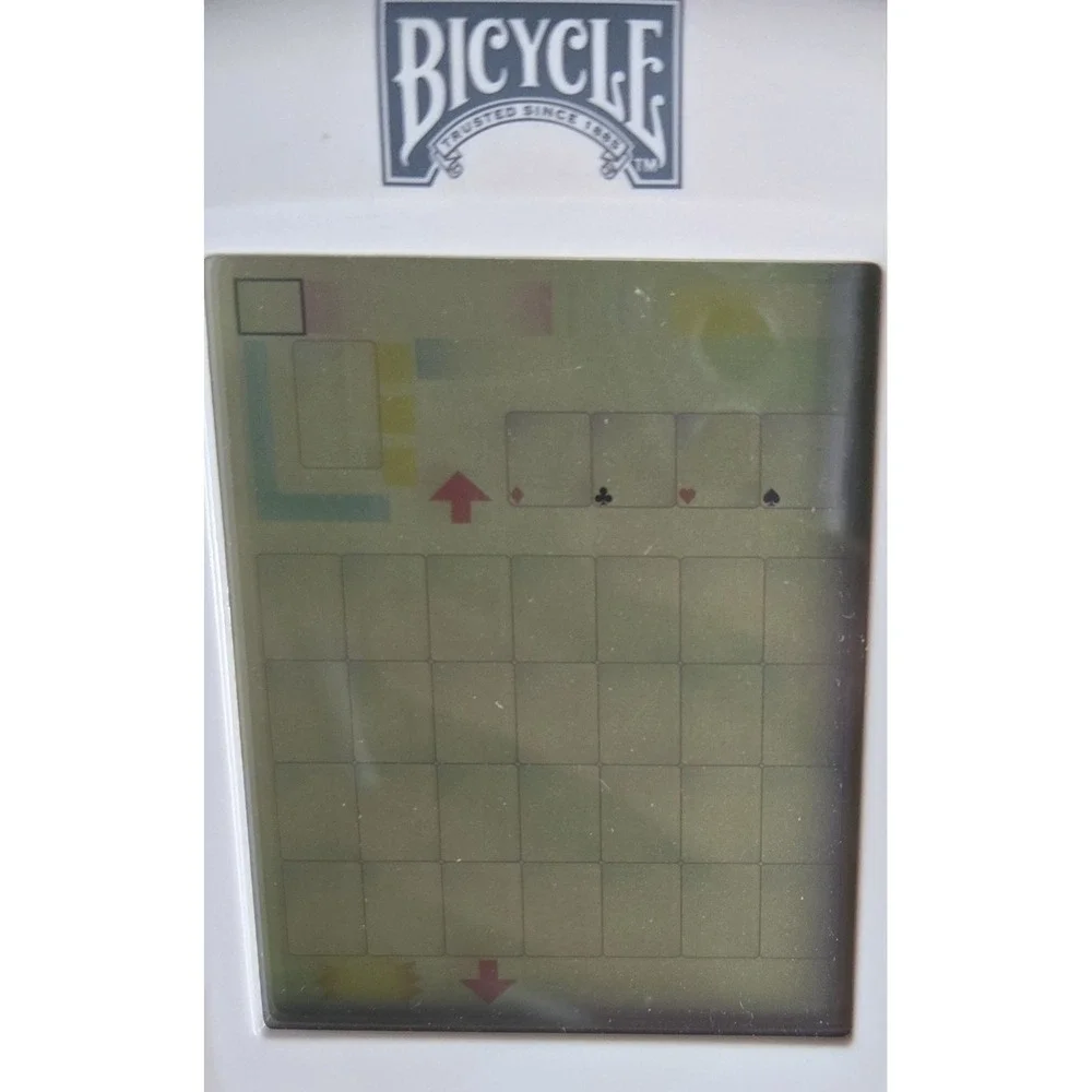 Bicycle Illuminated Solitaire Handheld Electronic Game 2-in-1 2006 Techno Source